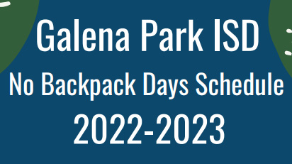  2022 No Back Pack Days